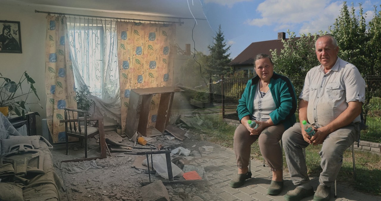 wiadomości,aktualności,Interia W Wyrykach niespokojnie po uderzeniu drona. Zniszczony został nie tylko dom