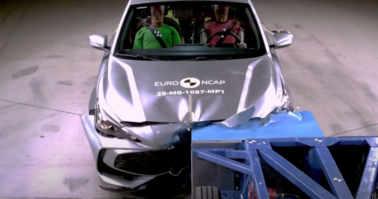 MG 3 z poważną wadą. Test zderzeniowy pokazał całą prawdę