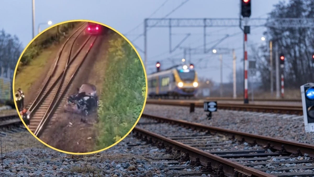 Samochód osobowy wypadł z wiaduktu i spadł prosto na tory kolejowe. Chwilę później przez miejsce wypadku przejechał pociąg osobowy relacji Słupsk – Białogard i zmiażdżył osobówkę. Kierowca zdążył opuścić pojazd, zanim nadjechał pociąg.