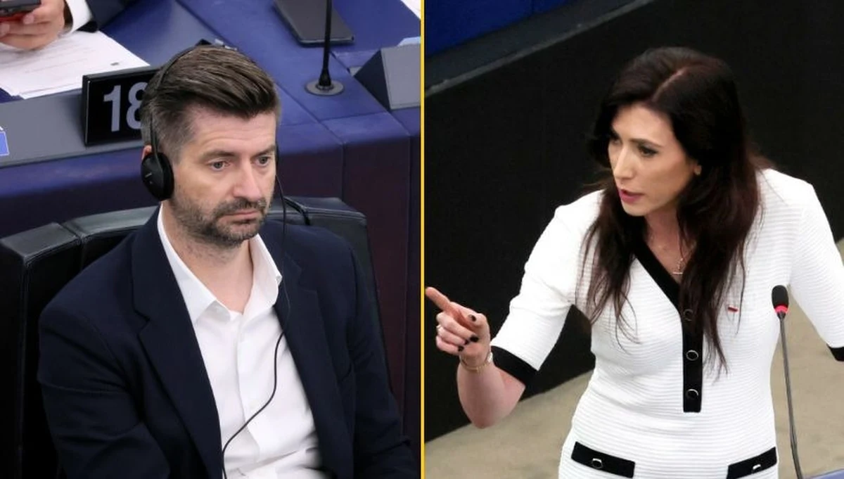 "Tak bardzo podoba ci się wojna? Zabieraj swojego partnera i idź na front" - zwróciła się w Parlamencie Europejskim w Strasburgu Ewa Zajączkowska-Hernik z Konfederacji do Krzysztofa Śmiszka z Nowej Lewicy. Wcześniej Śmiszek, odnosząc się do wystąpienia Zajączkowskiej-Hernik, powiedział, że "mówi po rosyjsku i jej nie rozumie".