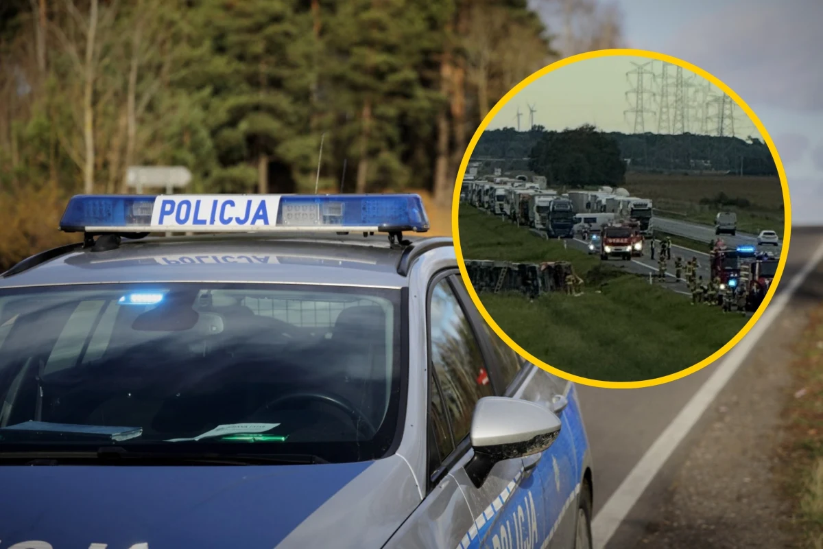 Cysterna wypadła z drogi na A4 w rejonie Magnuszowic na Opolszczyźnie. Informację o tym zdarzeniu dostaliśmy na Gorącą Linię RMF FM. 