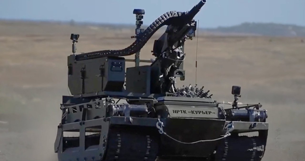 Rosyjski robot bojowy "Kurier". W końcu broń przyszłości?