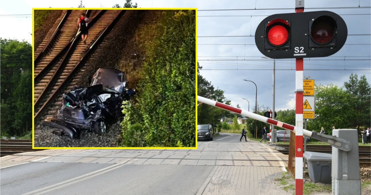Spadł z wiaduktu tuż przed nadjeżdżającym pociągiem. Dramat na torach