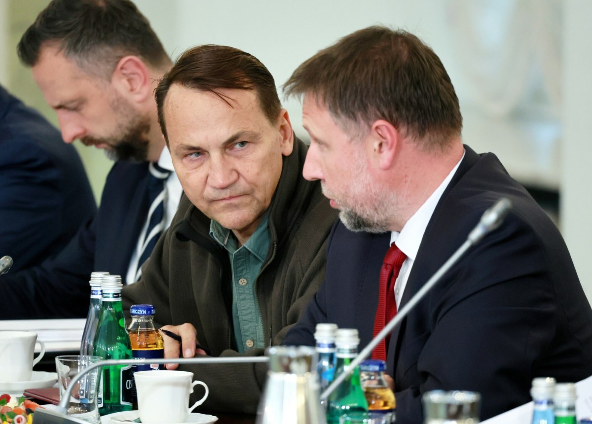 Co Sikorski ma na kurtce? Wicepremier wyjaśnia Telusowi