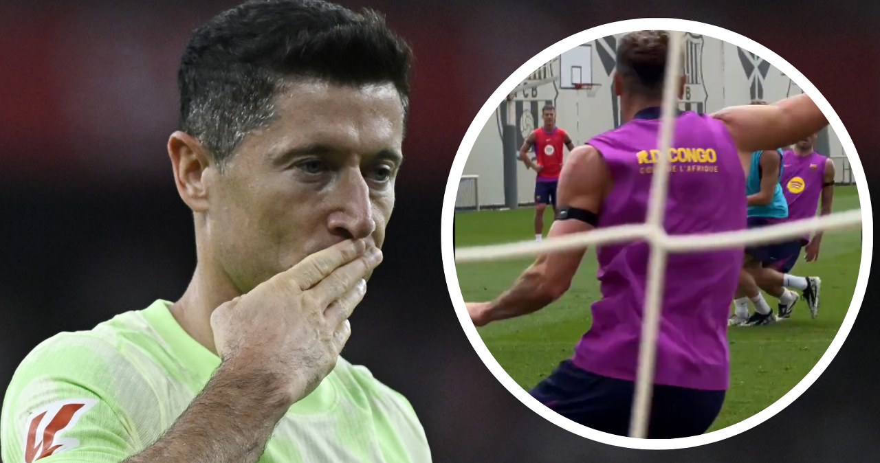 wiadomości,aktualności,Interia Co za gol Roberta Lewandowskiego. Znowu błysnął, FC Barcelona pokazuje