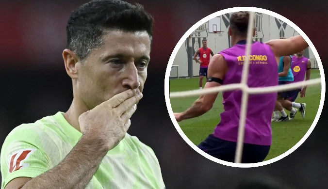 Co za gol Roberta Lewandowskiego. Znowu błysnął, FC Barcelona pokazuje