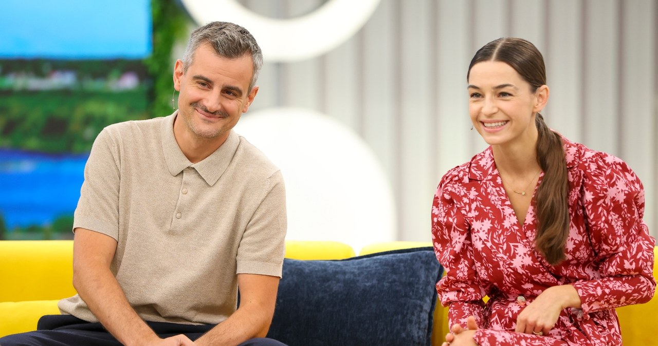 "halo tu polsat" Agnieszka Więdłocha i Antoni Pawlicki promują spektakl "Terapia dla par"