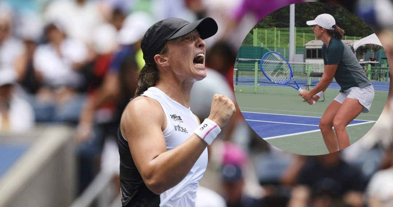 wiadomości,aktualności,Interia Iga Świątek w akcji na korcie w Seulu, mocny przekaz ze strony Polki. Króciutko