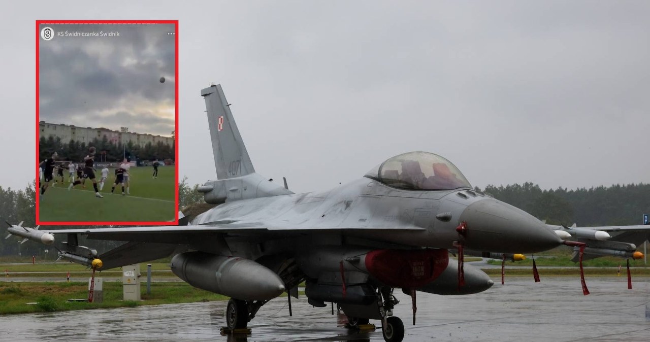 wiadomości,aktualności,Interia Było zagrożenie atakiem z powietrza. To zrobili piłkarze i kibice. Nagranie trafiło do sieci