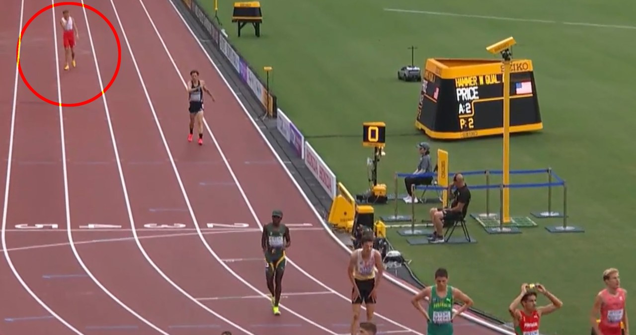 Polak doszedł spacerkiem do mety. Zaczął szydzić. Nie wziął kremiku do opalania