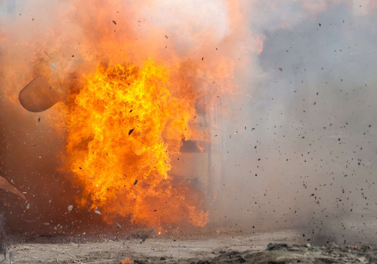 Uderzenie Ukraińców w rosyjską rafinerię
