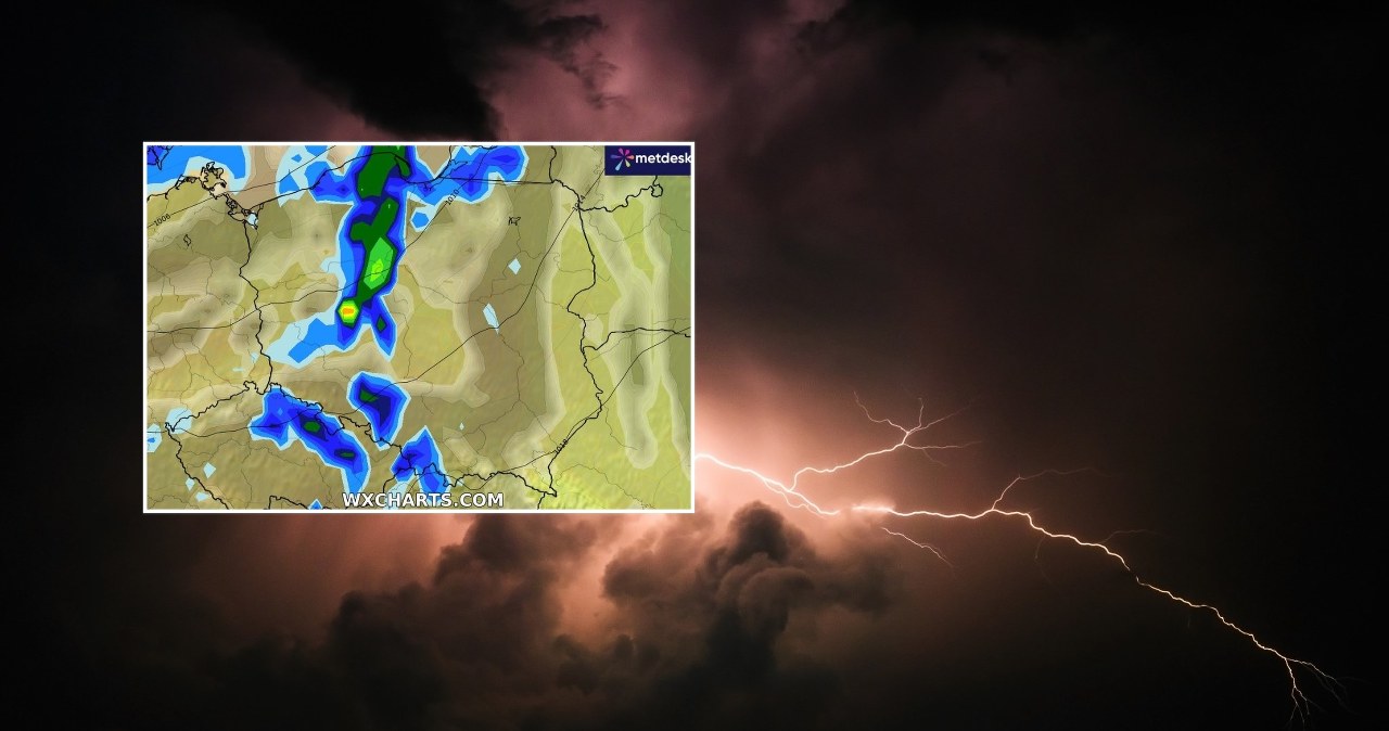 Groźne burze coraz bliżej. Przyniosą wichury na zachodzie