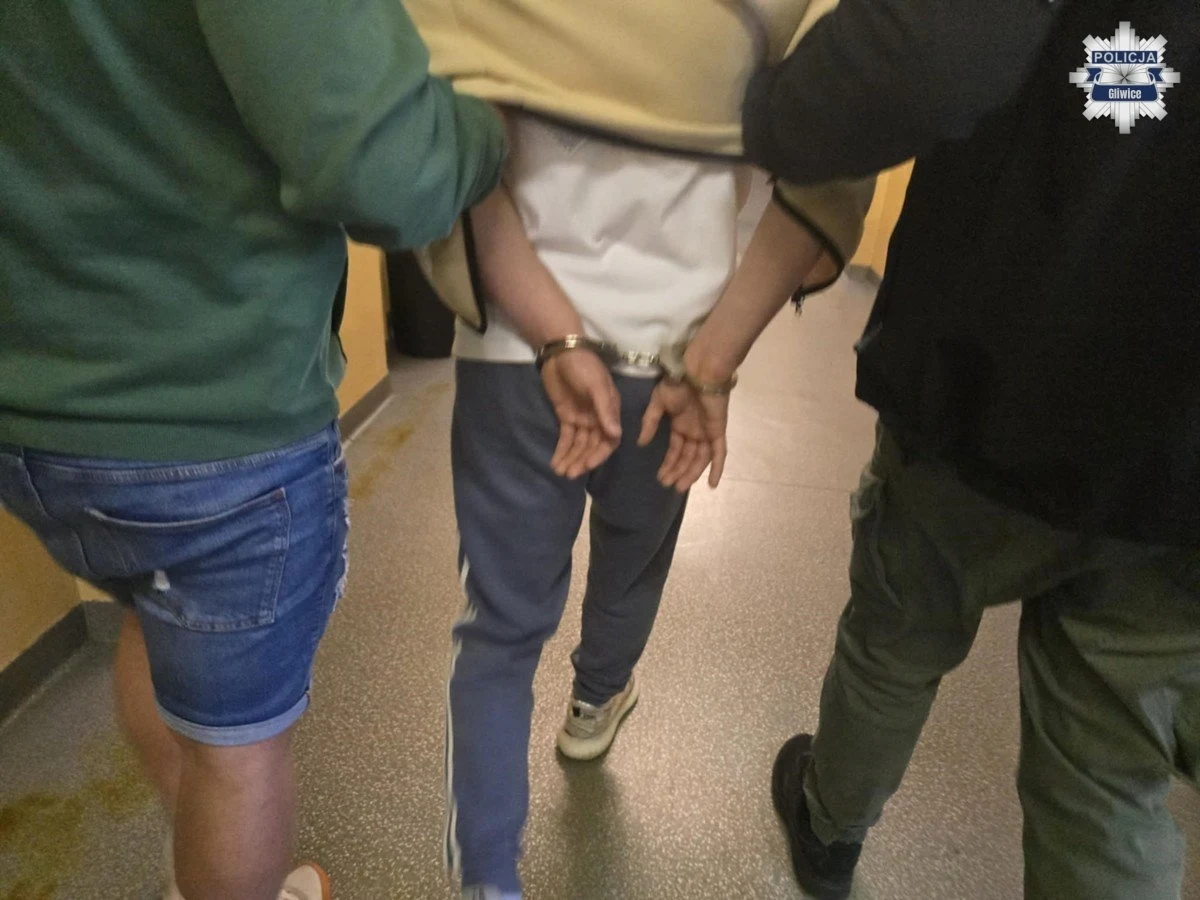 Do bestialskiej napaści na 14-latka, o której służby poinformowały w poniedziałek, doszło w Gliwicach na Śląsku. Chłopca pobiła grupa mężczyzn, zabierając mu koszulkę z symbolami klubu piłkarskiego. Stadionowi chuligani w czasie napaści na 14-latka byli zamaskowani. Zatrzymano ich i aresztowano na trzy miesiące. Grozi im kara nie niższa niż 3 lata więzienia. 