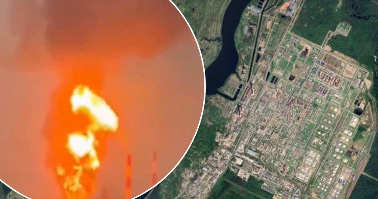 wiadomości,aktualności,Interia Kluczowy blok rafinerii wstrzymał pracę. Pokłosie ataku ukraińskich dronów