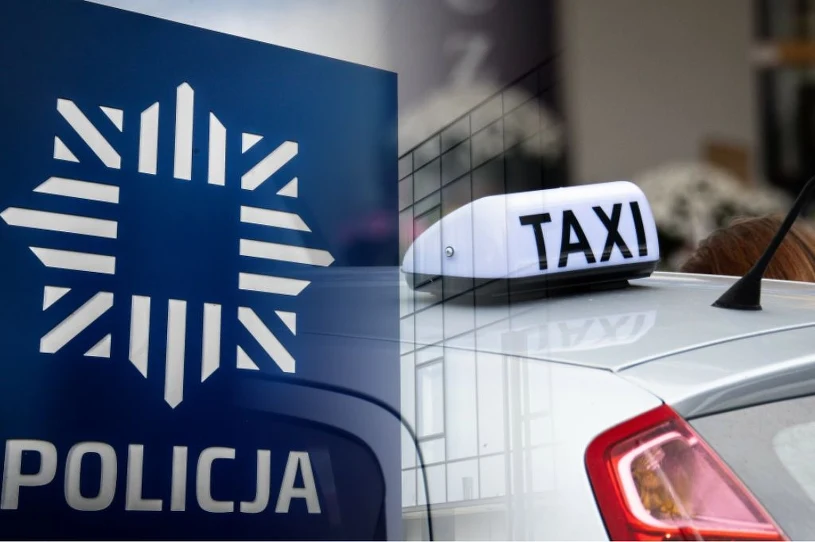 Więzienie za machanie "policyjną blachą". Pasażerka taksówki z zarzutami