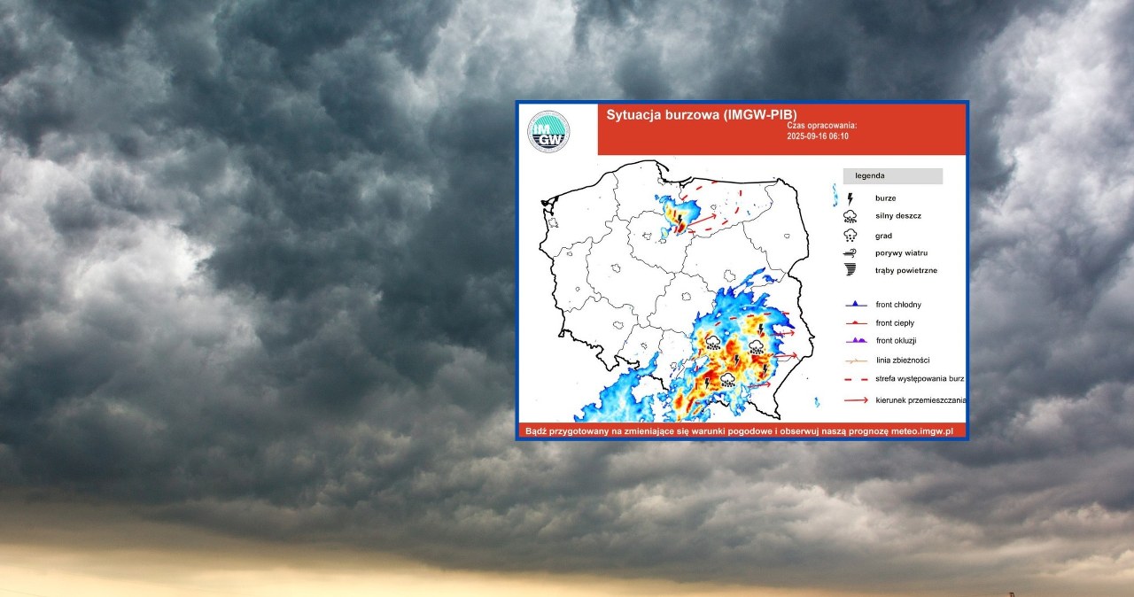 Wichury, burze i ulewy. Pogoda we wtorek nie zachwyci