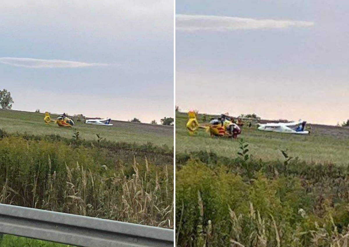 Awaryjne lądowanie samolotu w Gliwicach