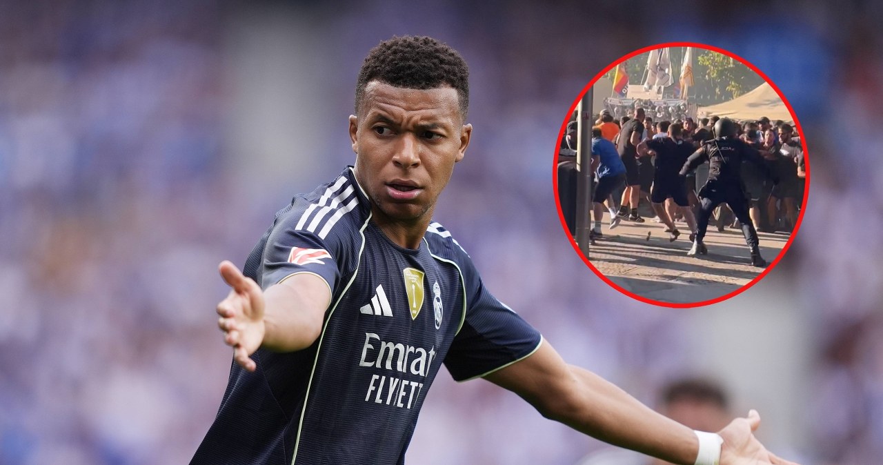 wiadomości,aktualności,Interia Godziny do meczu Realu Madryt. Nagle wybuchły zamieszki. Policja wkroczyła do akcji