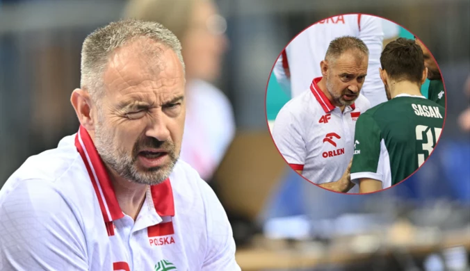 Trwał mecz Polaków, a tu taka reakcja Grbicia. Stanął przed kamerą. I ogłasza