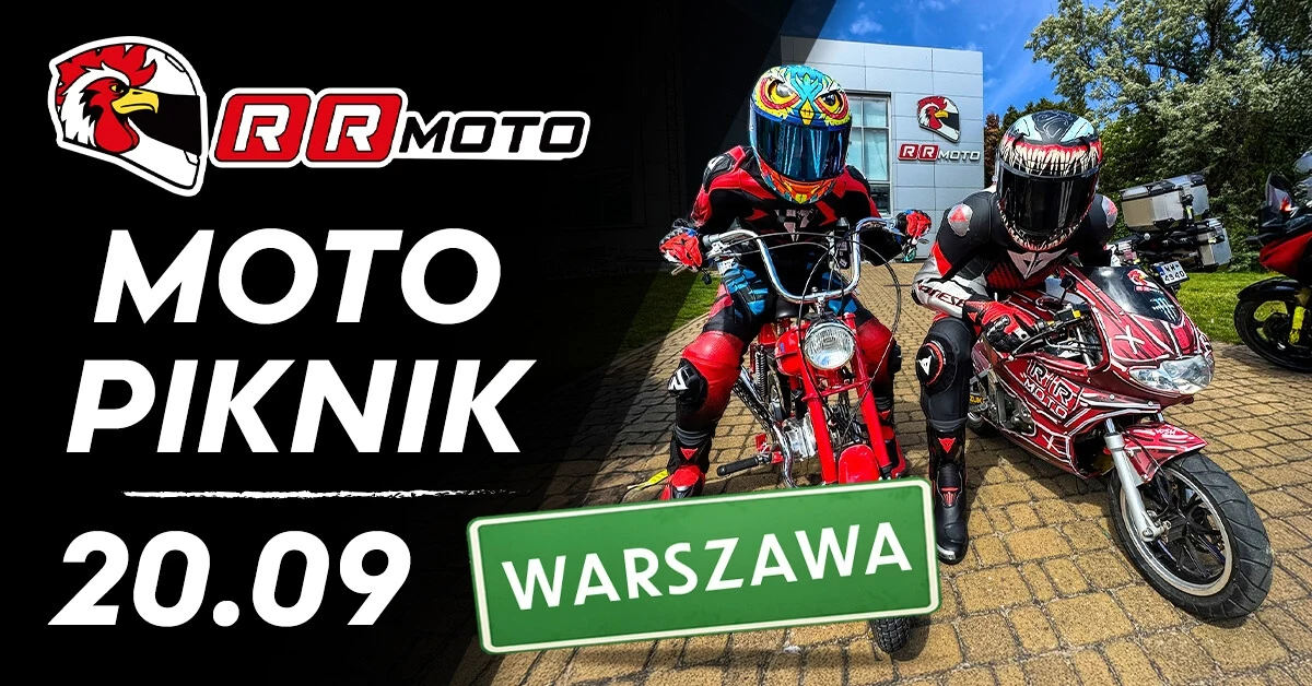 Sezon motocyklowy trwa w najlepsze! Ekipa RRmoto, największego sklepu motocyklowego w Warszawie, organizuje kolejną edycję swojego flagowego motopikniku. Na uczestników wydarzenia ponownie czekać będzie masa atrakcji, pyszne jedzenie, konkursy z nagrodami oraz niepowtarzalny klimat motocyklowej zajawki. Wydarzenie odbędzie się już w najbliższą sobotę 20 września 2025 w godzinach 10:00–21:00 pod sklepem RRmoto - Największy sklep motocyklowy przy ul. Sójki 37 na warszawskim Ursynowie.
