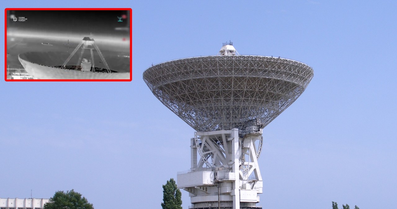 Ukraiński dron zniszczył rosyjski teleskop. Jest nagranie z ataku