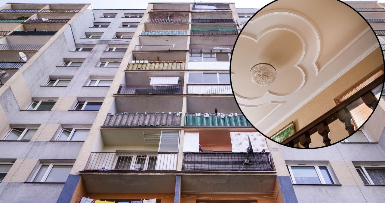 Kto żył w PRL ten pamięta. Tanią ozdobę umieszczano na suficie