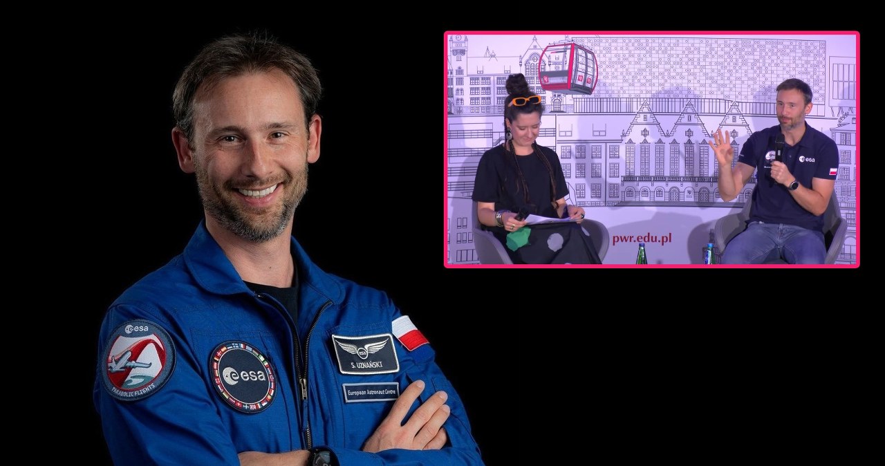 Sławosz Uznański-Wiśniewski we Wrocławiu. Ujawnił tajniki misji