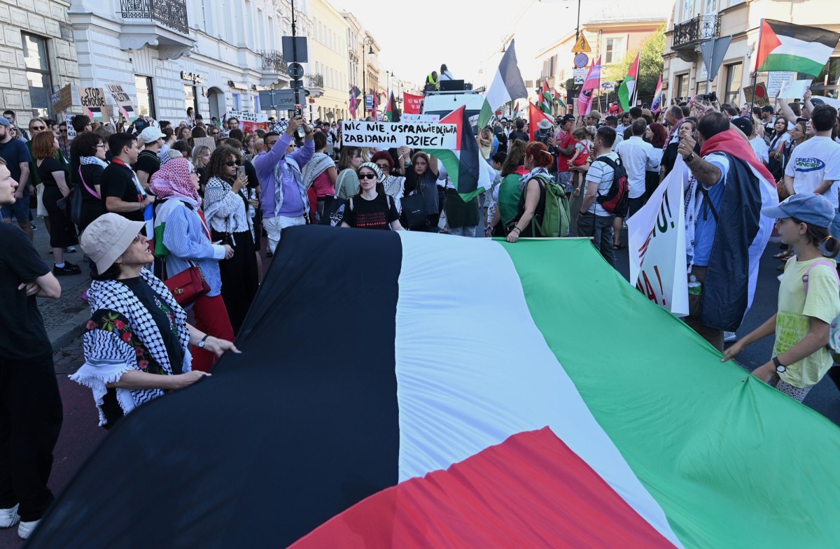 "Gaza-Warszawa: Wspólna sprawa". Ulicami stolicy przeszedł propalestyński marsz