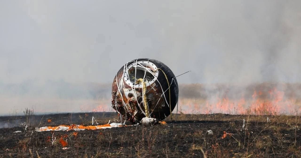Rosja wysłała w kosmos zwierzęta. Misja dobiegła końca i wywołano pożar