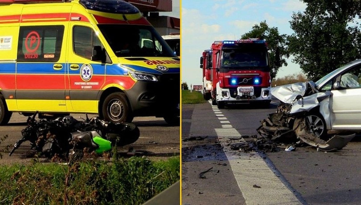 Tragedia na Dolnym Śląsku. Nie ustąpił pierwszeństwa kolumnie motocyklistów