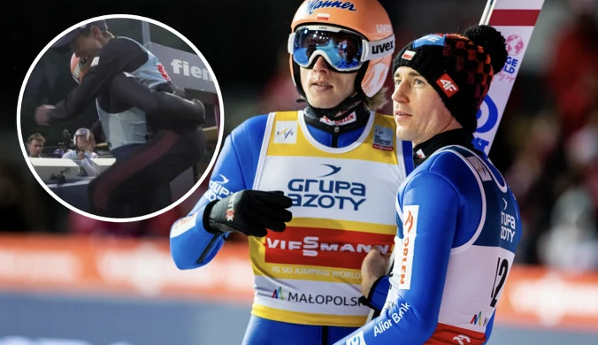 Sceny w Predazzo. Stoch rzucił się na Kubackiego, wszystko się nagrało