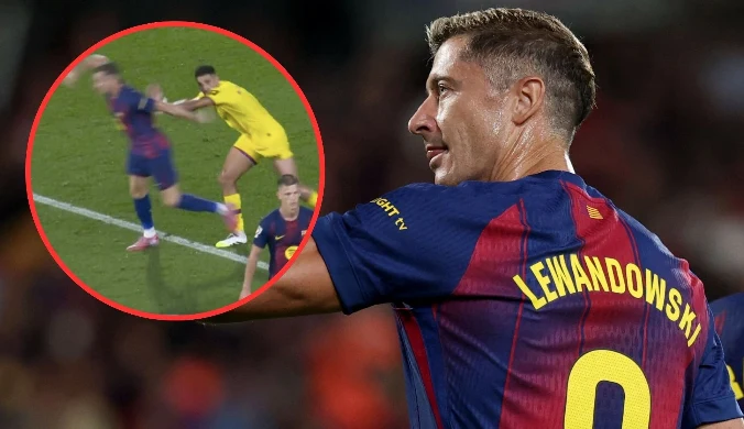 Lewandowski nie wytrzymał po tym, co mu zrobili. Skandal w meczu Barcelony