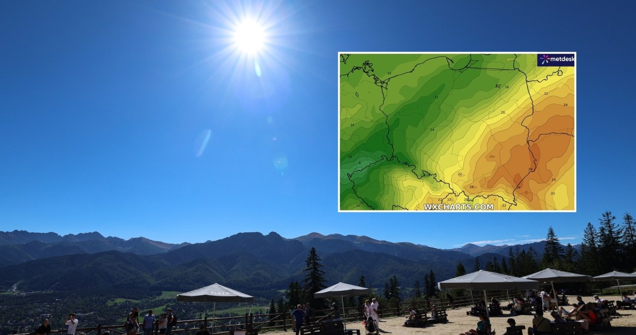 Polska z pogodą w dwóch wersjach. Ścierają się jesień z latem