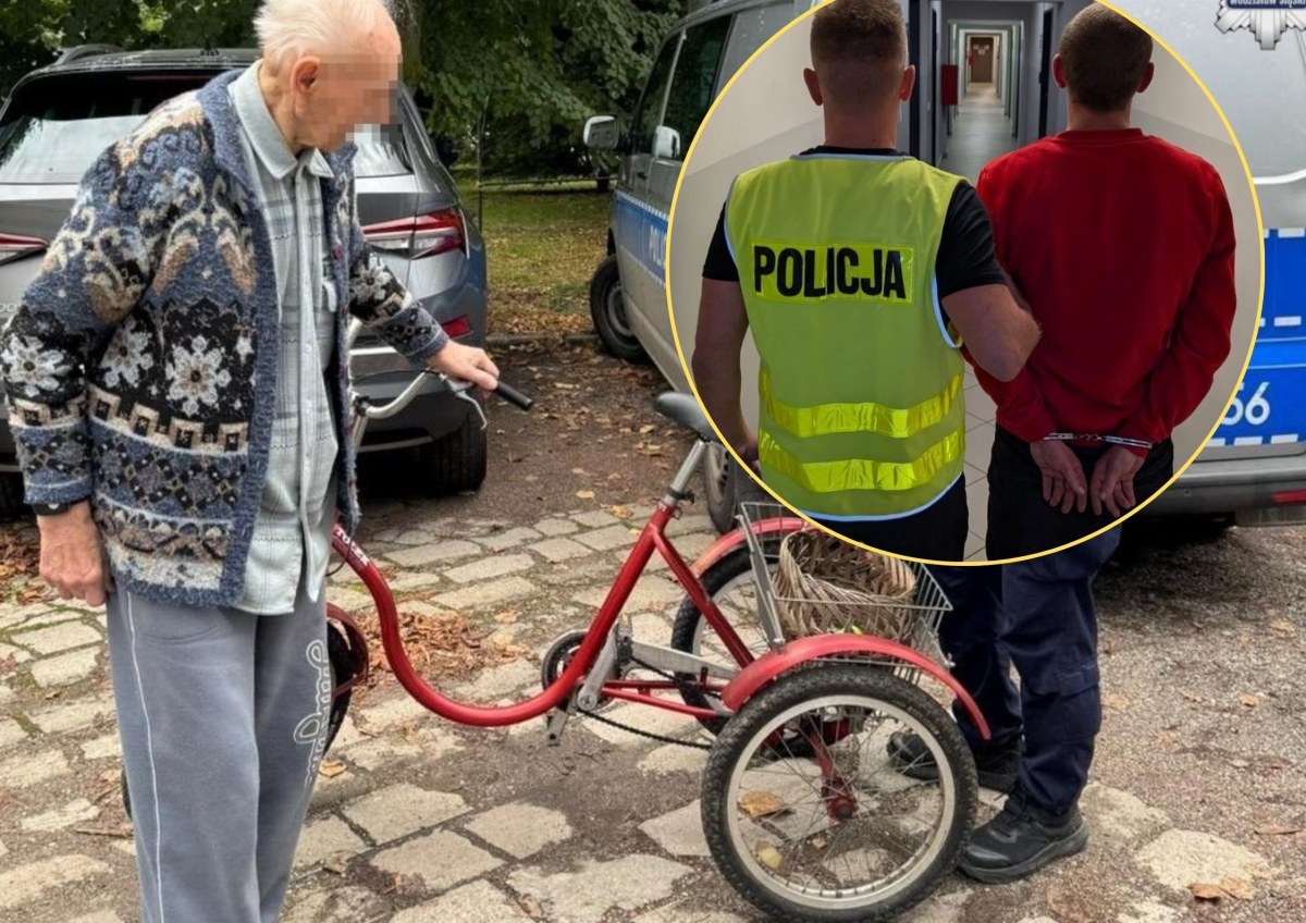 Schorowany ​91-latek odzyskał rower rehabilitacyjny. Złodziejem... alimenciarz