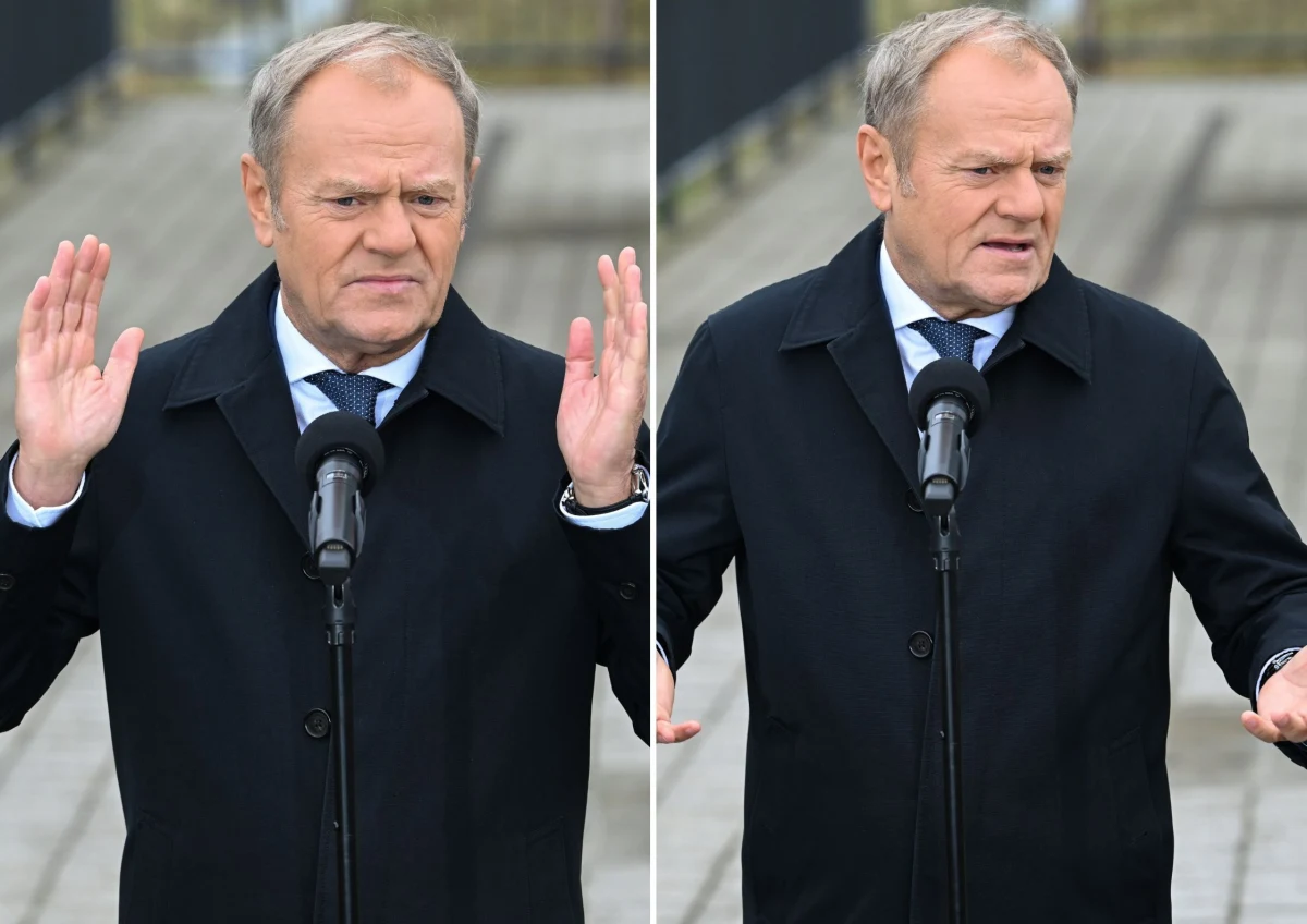 ​Premier Donald Tusk oświadczył w poniedziałek, że Polska będzie stanowczo bronić swojego nieba, jeśli obiekty latające naruszą polską przestrzeń powietrzną. "Chcę bardzo wyraźnie powiedzieć. Decyzję o zestrzeliwaniu obiektów latających będziemy podejmowali bezdyskusyjnie, kiedy naruszają nasze terytorium i latają nad Polską. Tu nie ma o czym dyskutować" - powiedział szef rządu podczas konferencji w Sierakowicach.