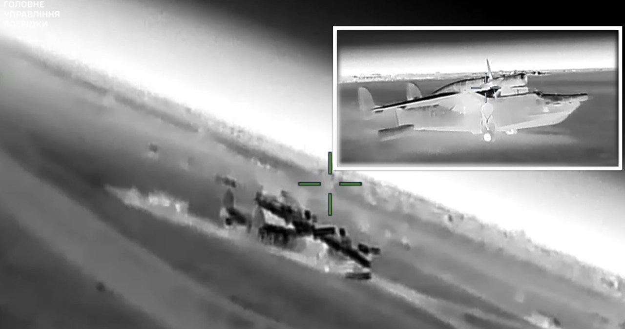 Rosyjskie samoloty desantowe Be-12 pierwszy raz spadły z nieba