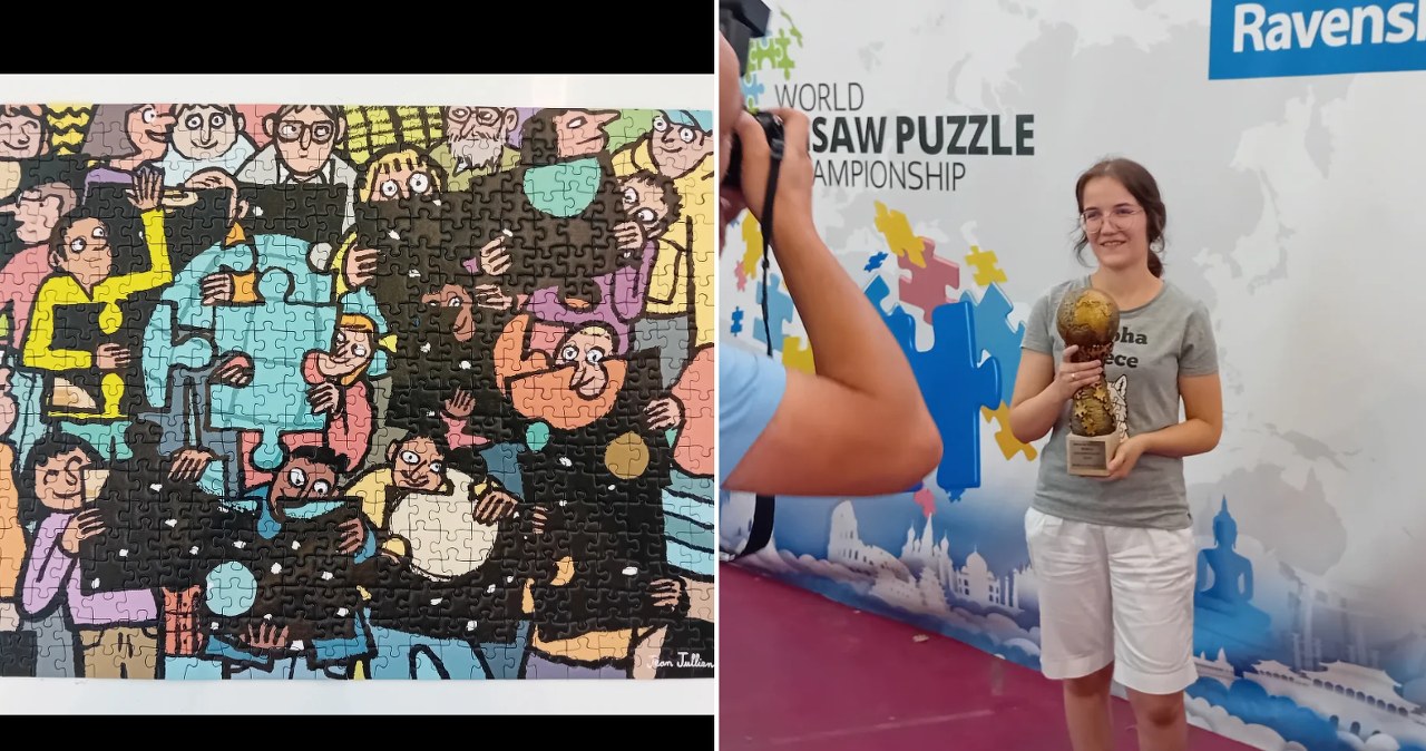 Polacy z wielkim triumfem na mistrzostwach układania puzzli!