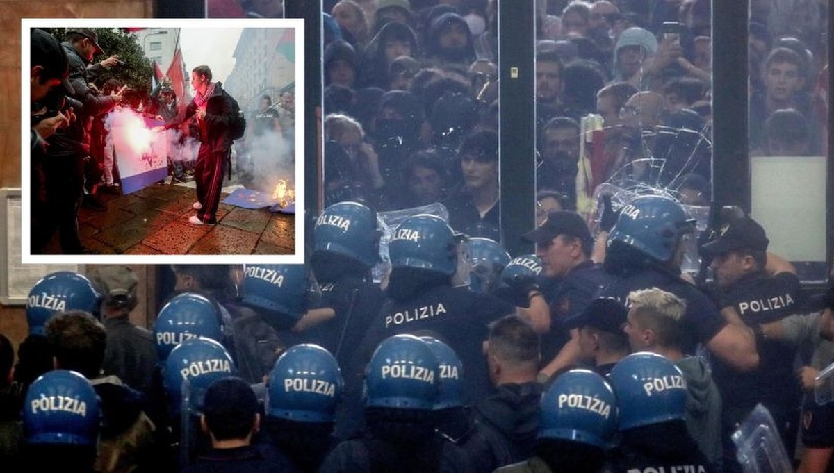 Szturm na dworzec. Dantejskie sceny w Mediolanie