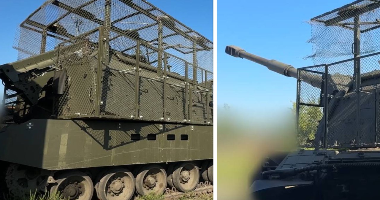 Klatki i jammery. Rosja w panice chroni systemy 2S19M2 Msta-S