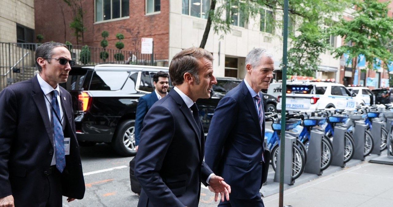 Macron musiał iść pieszo przez Nowy Jork. W końcu zadzwonił do Trumpa