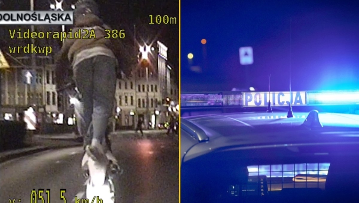 Nielegalne akrobacje na ulicach Wrocławia. Policja publikuje nagranie