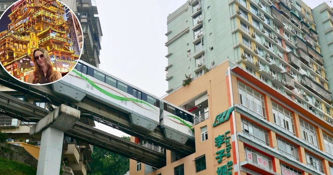 Odwiedziłam chińskie miasto przyszłości. Tu metro przejeżdża przez budynek mieszkalny