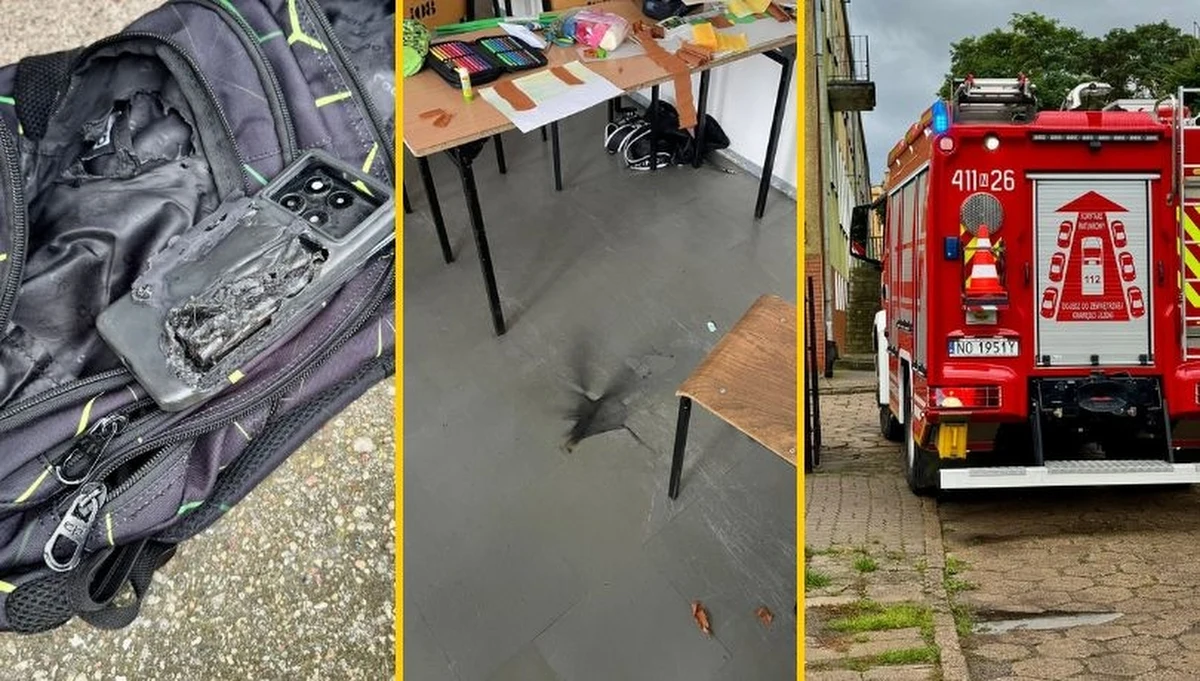 Do eksplozji i pożaru doszło w klasie w Szkole Podstawowej nr 3 w Braniewie w województwie warmińsko-mazurskim. Wszystko przez wybuch baterii smartfona. Telefon wybuchł w plecaku jednego z uczniów. Na miejscu musiała interweniować straż pożarna, a dzieci zostały ewakuowane z klasy.