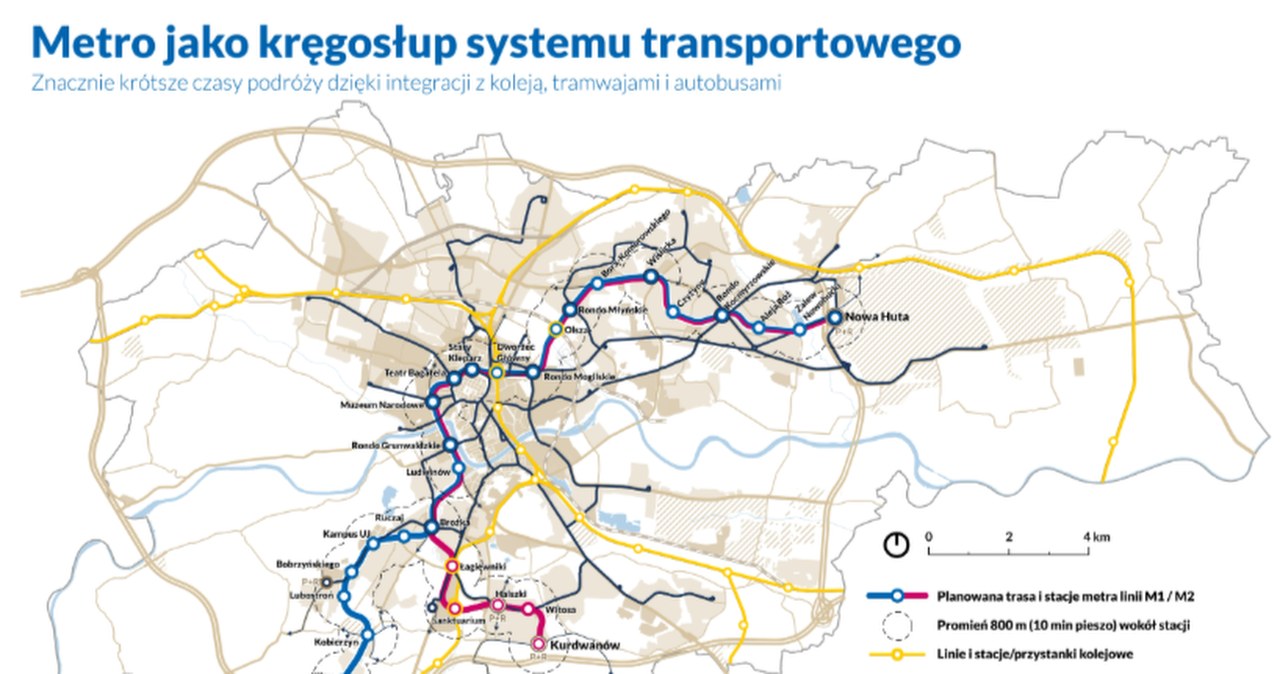 Metro w Krakowie coraz bliżej. Znamy trasę i plany na najbliższe 10 lat