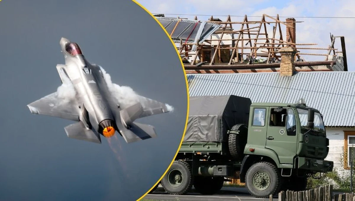 Wraca sprawa uszkodzonego domu w Wyrykach (woj. lubelskie). Według nieoficjalnych informacji Onetu, budynek został trafiony rakietą wystrzeloną przez holenderski myśliwiec F-35 podczas wspólnej akcji obronnej po wtargnięciu rosyjskich dronów nad Polskę.