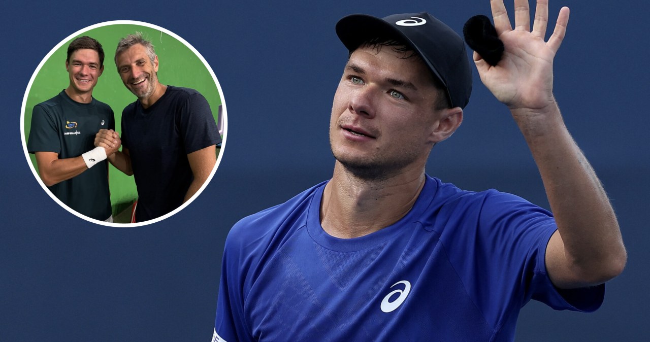 wiadomości,aktualności,Interia Majchrzak przyłapany na korcie. Jego rywala Polacy znają bardzo dobrze