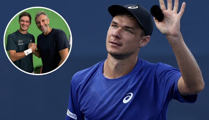 Majchrzak przyłapany na korcie. Jego rywala Polacy znają bardzo dobrze
