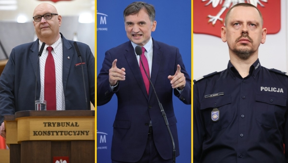 Prezes TK pisze do szefa policji. W tle Zbigniew Ziobro i komisja śledcza