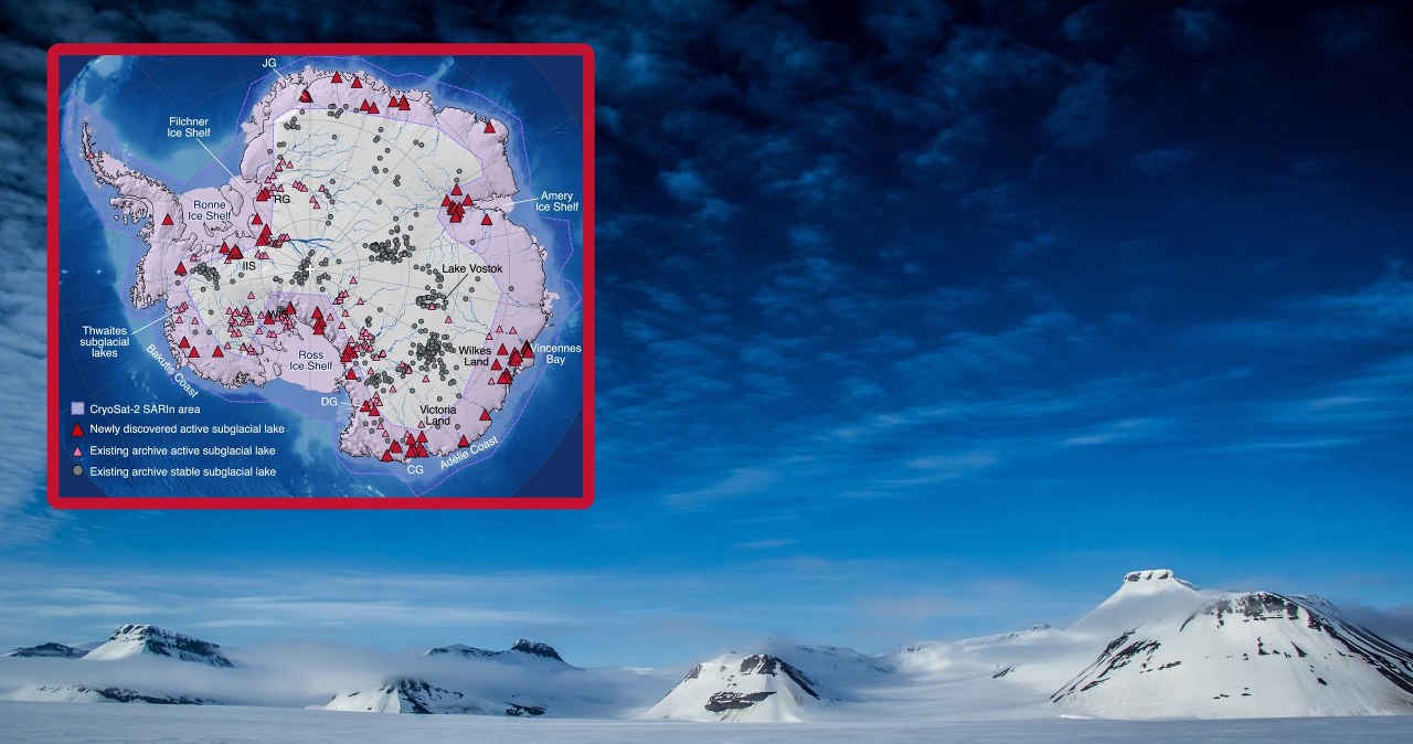 Satelita odkrył coś dziwnego pod lodem Antarktydy. To się rusza!