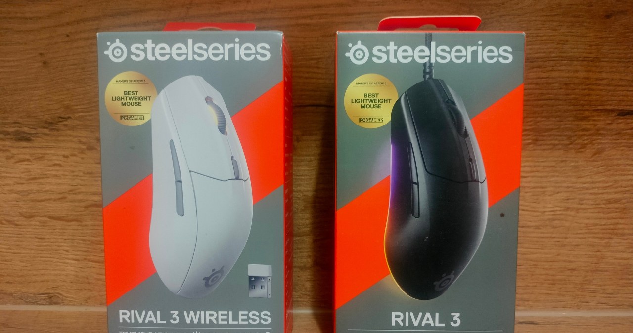 SteelSeries Rival 3 Gen 2 i Rival 3 Gen 2 Wireless - budżetowe myszki, które zaskakują klasą